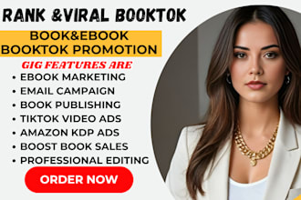 do viral booktok promotion book ranking kdp marketing tiktok ads
