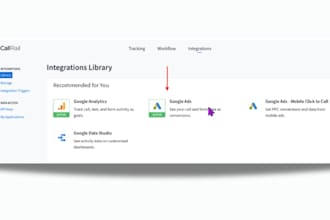integrate callrail and ringba for google ads, meta ads, gmb and CRM