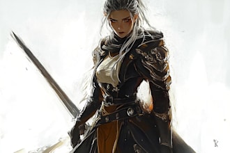 make create amazing d and d or dnd character for you