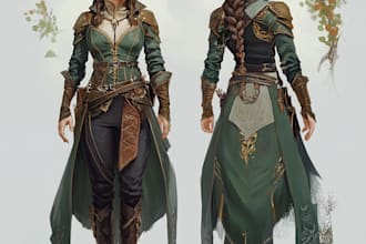 illustrate your fantasy rpg character or party