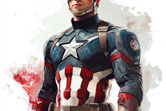 draw you as a marvel character