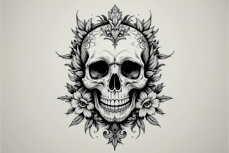 draw realism sleeve tattoo, minimalist design