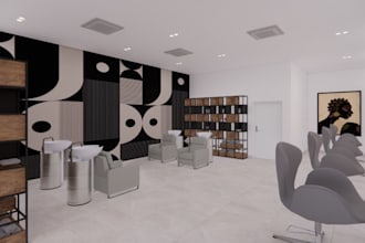 beautysalon interior,vray rendering,spa,barber shop,sauna architect,photo studio