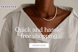 do website banner design and shop banner for etsy, shopify, facebook page design