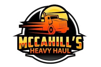 design professional business dispatcher and transport truck logo