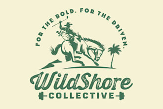 create a vintage retro outdoor badge logo