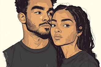 make a romantic family couple portrait