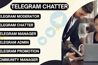 be your telegram community manager discord server telegram chatter