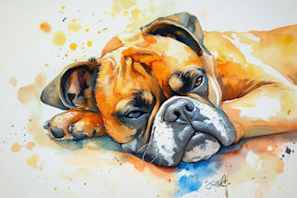 draw portrait of your pet in any clothes