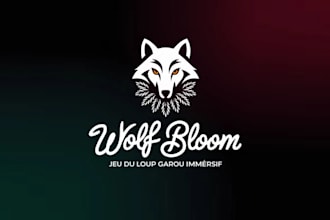 design high definition wolf logo with new concept