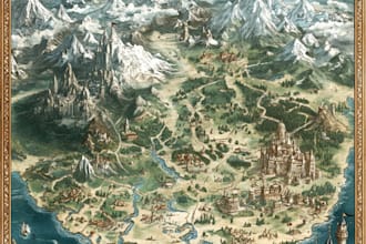 design fantasy map for your book