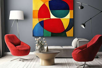 design breathtaking abstract art for your home and office