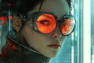 do unique sci fi character and sci fi art