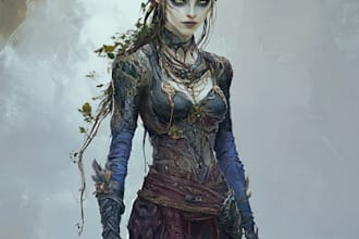 make character for molds, figurines, sculptures, miniatures, and fantasy