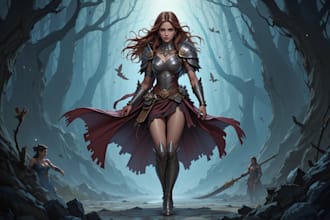 do dnd character art and oc character
