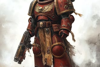 draw your star wars, warhammer 40k or character