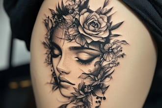 do awesome old school tattoo style design