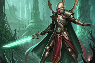 paint your favorite warhammer 40k character art