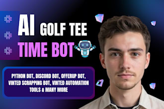 build custom golf tee time bot golfnow bot golf teeoff bot golf time slot bot