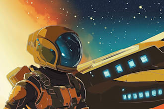 do sci fi illustration and sci fi art