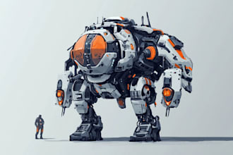 do sci fi illustration for you
