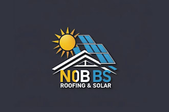 design a professional and unique solar logo for your brand