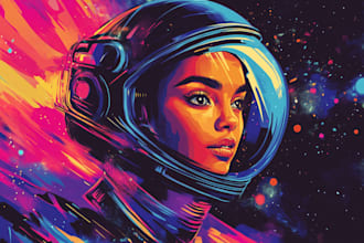 create sci fi illustration and sci fi art