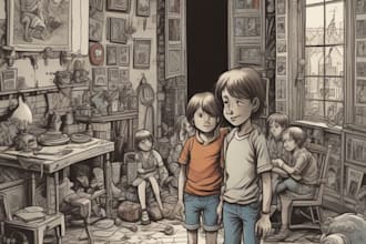 design your comic, game and children story character
