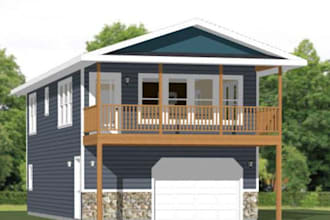 buildup 3d real estate apartment, unit section layout, monoscape,interior island