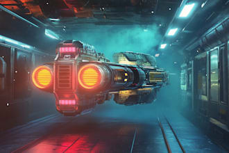 do sci fi concept scene