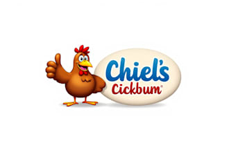 do chicken thumbs up mascot logo design