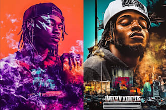 design album cover or single cover art