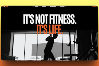 build modern coaching website for consultant, fitness coach, or personal trainer
