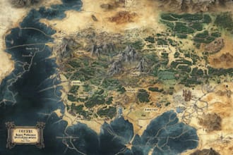create a custom fantasy map for you