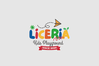 design child care, school, college, academy, and education logo