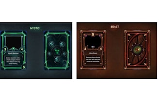 custom trading card game design tcg card template ccg rpg game mtg deck card gam