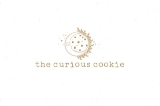 design a food logo for your restaurant, cafe, or bakery