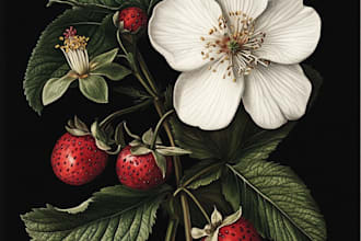 create your flowers fruits vegetable and botanical plants