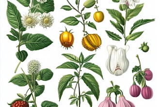 make a watercolor illustration of a botanical or a flower design