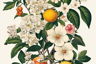 make your flowers fruits vegetable and botanical plants