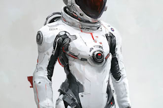 design stunning sci fi, cyberpunk, fantasy characters or concept art