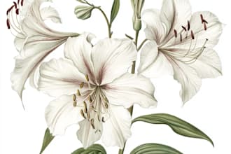 make botanical illustration art for you