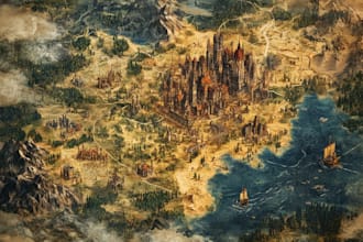 do vector maps, event maps, fantasy festival maps