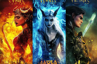 do fantasy book cover, thriller book cover design