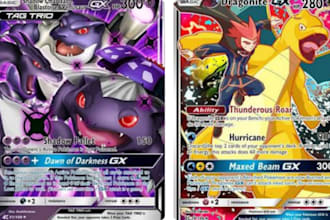 draw custom tcg pokemon card trading card game pokemon playing card fantasy tcg