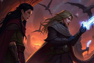 paint your ocs, fanart and fantasy and sci fi art