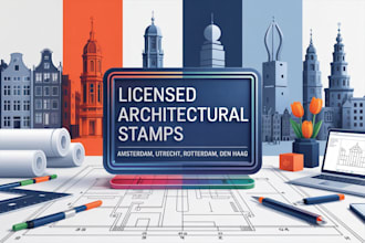 pe stamp licensed architect amsterdam, utrecht, rotterdam, den haag