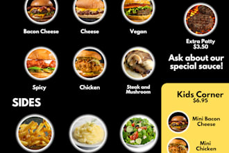 create custom posters for events, menus, school rules, poems, and promotions
