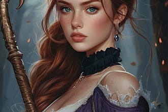 create a character concept art