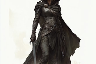 do an dnd character art and dnd character art